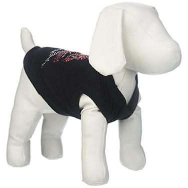 Imagem de Mirage Pet Products Camiseta com estampa de árvore da paz de 25,4 cm para animais de estimação, pequena, preta