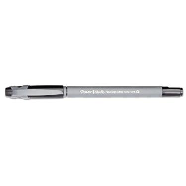 Imagem de Paper Mate 9630131 FlexGrip Ultra Ballpoint Stick caneta, tinta preta, média, dúzia