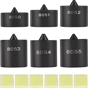 Imagem de Conjunto de protetor de eixo 8056 para uso com extrator Grip-O-Matic ou puxadores de pressão, lâmina de ventilador, extrator de engrenagem e rolamentos, compatível com OTC 8056 (conjunto com 6)