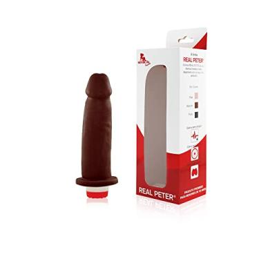 Imagem de Pênis Real Peter vibrador Marrom Ideal - 4 x 15,5 cm - Sex Shop