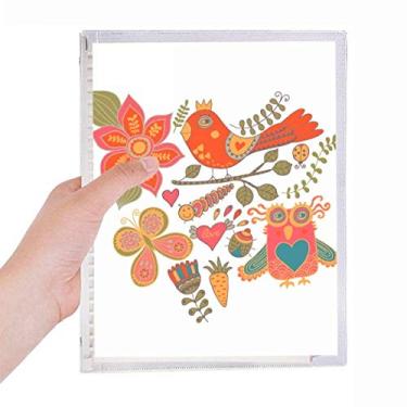 Imagem de Caderno de papelaria recarregável com folhas soltas Animals Fruits Revelry
