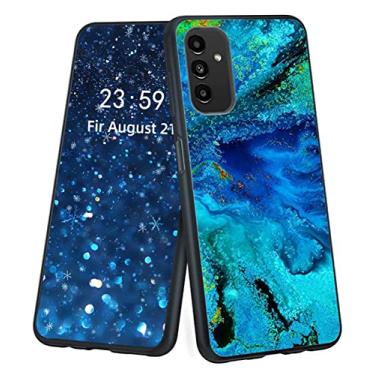 Imagem de Yoviakk Capa para Samsung Galaxy A13, Slim Fit Brilha no Escuro Híbrido Rígido PC TPU Macio À Prova de Choque Capa de Telefone para Meninas Mulheres Homens para Samsung Galaxy A13 5G Capa. - 16,5 cm.