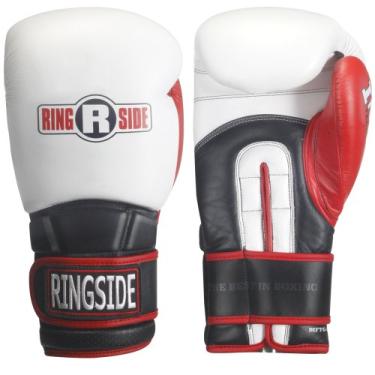 Imagem de Ringside Pro Style IMF Tech luvas de treino de boxe, Branco, 14-Ounce