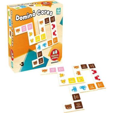 Jogo De Domino Mexicano 6 Double Lata Com 28 Peças Colorido em Promoção é  no Buscapé