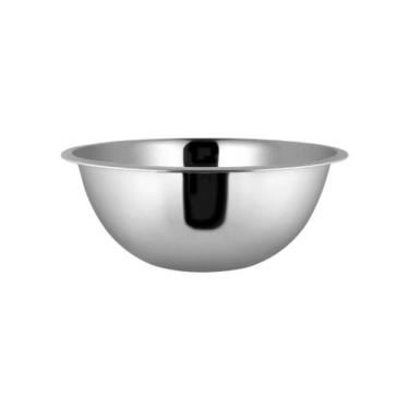 Imagem de Tigela Bowl 22 Cm Em Aço Inox Yazi Prata Cozinha Completa Funcional