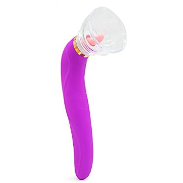 Imagem de Vibrador clitóris feminino Vibrador Sucção Clitóris Estimulador Sexual Feminino Ventosa Vibrador a Vácuo Para Sucção de Mamilo e Língua