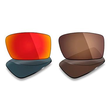 Imagem de 2 pares de lentes polarizadas de substituição da Mryok para óculos de sol Oakley X Squared – Opções