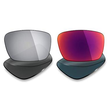 Imagem de 2 pares de lentes polarizadas de substituição da Mryok para óculos de sol Oakley Fuel Cell – Opções
