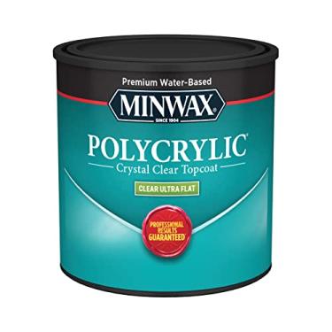Imagem de Polycrylic Protective Wood Finish, Ultra Flat, Clear, 1/2-Pt. -211114444