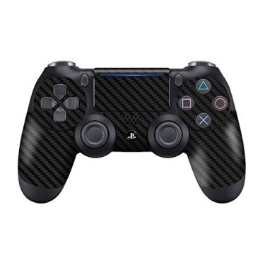Imagem de Kite 2 Skin Premium Fibra Carbono Preto Controle Sony Ps4 Slim/pro