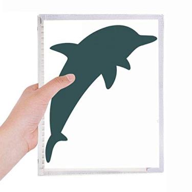 Imagem de Caderno de anotações Blue Ocean Streamline com folhas soltas e diário recarregável