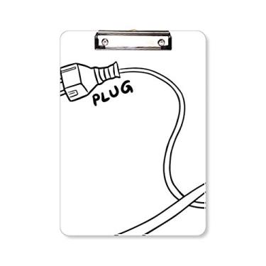 Imagem de Placa de suporte para prancheta de pintura à mão para desenho da Plug Line A4