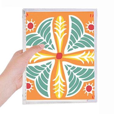 Imagem de Caderno de flores Totems Civilização Antiga Folhas Soltas Diário Recarregável Diário Papelaria