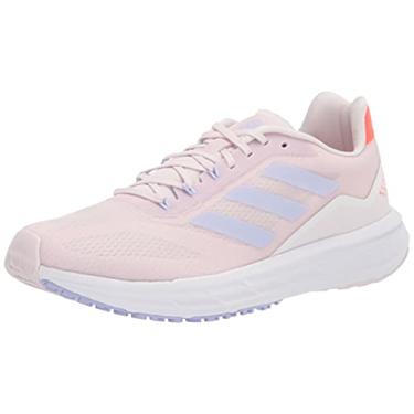 Imagem de adidas Tênis de corrida feminino Sl20.2, Tom de orquídea/tom violeta/vermelho solar, 9.5