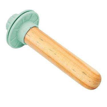 Imagem de Poleiro para Gaiola de Papagaio, Suporte Decorativo de Madeira de Pinho, Suporte para Pássaros, Brinquedo Confortável para Calopsitas e Pombinhos (Verde)