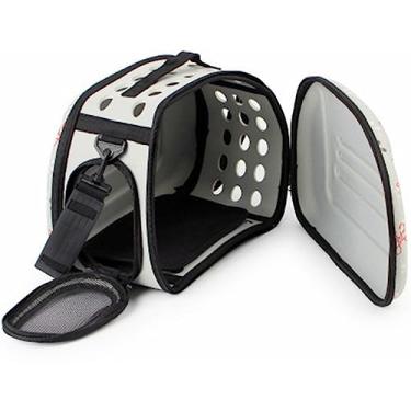 Imagem de Bolsa de Transporte Pet Lorben Cães e Gatos Desmontável Passeio Viagem Avião GT6279 (BRANCO)