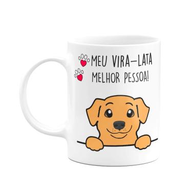 Imagem de Caneca Dog - Meu vira-lata caramelo, melhor pessoa!