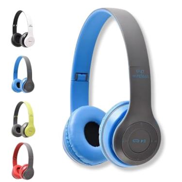 Imagem de Fone de Ouvido Bluetooth Sem Fio On Ear Recarregavel Resistente a suor SOUND PRO UTBRX (Azul)