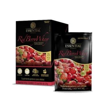 Imagem de Red Berry Whey Display 510G/15Ds Essential - Essential Nutrition