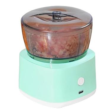 Imagem de Cortador de Legumes Elétrico,Mini processadores de alimentos antiderrapantes sem fio - Picador de alimentos em aço inoxidável elétrico, moedor de carne multifuncional para uso doméstico, cubos, Pochy