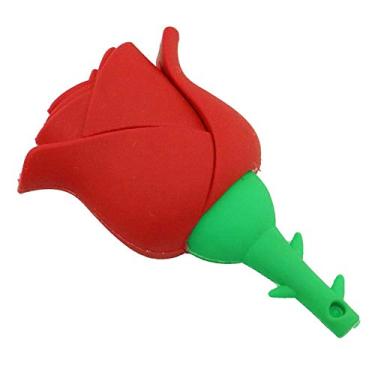 Imagem de 4GB Rose Model USB Flash Drive USB 3.0 Dispositivo de armazenamento USB Flash Disk USB Drive USB 3.0 Memory Stick USB Stick U Disk Pen Drive USB Flash Memory USB Disk - Vermelho