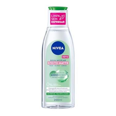 Imagem de NIVEA Água Micelar Solução de Limpeza Facial 7 em 1 Efeito Matte 200ml - Fórmula poderosa com efeito matte que oferece 7 benefícios: limpa, hidrata, suaviza, tonifica, demaquila, acalma e refresca