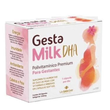 Imagem de Suplemento Vitaminico Gestamilk Gestante 30Cap - La San Day - La San-D