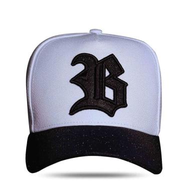 Imagem de Boné Blck Brasil Snapback Aba Curva Com Brilho Shine