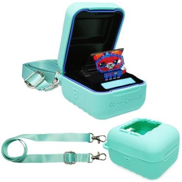 Imagem de JCHPINE Silicone Cover Case for Bitzee Interactive Digital Pet and Case, Protective Skin Sleeve for Bitzee Virtual Electronic Pets Accessories (for Original 15 Animals) (Teal)