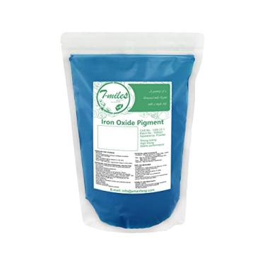 Imagem de T-MILES Óxido de Ferro Azul, Pigmento Mineral Azul de 500g, Pigmentos para Pintura Artística e Decorativa, Concreto, Argila, Gesso, Alvenaria e Produtos de Pintura