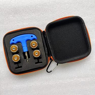 Imagem de Conjunto de 4 peças, kit de ferramentas de chave de golfe dourado para Odyssey Stroke Lab, O-Works Putters 2 x 25 g 2 x 30 g