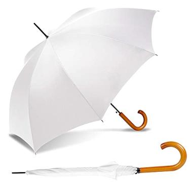 Imagem de ShedRain haste de metal tradicional autoadesivo aberto, Branco, 46" arc