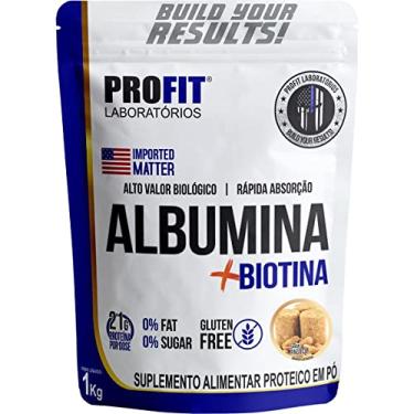 Imagem de Albumina + Biotina Refil Stand-Up - 1000G Paçoca - Profit, Profit laboratório