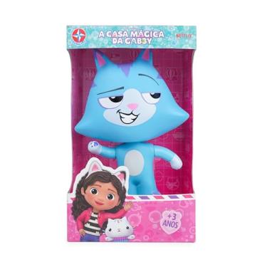 Imagem de Brinquedos Estrela - Boneco Vinil Gatuno, Azul, A Casa Mágica da Gabby, 15 cm