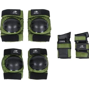 Imagem de Kit Proteção Ajustável para Skate Bicicleta Patins Tamanho P M G Mormaii