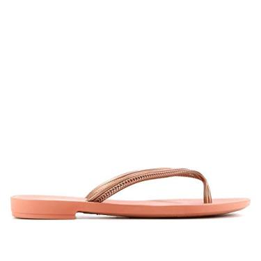 Imagem de Rasteira Mais Açai Essencia, Grendha, Feminino, Rosa Cota, 36