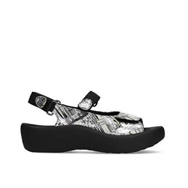 Imagem de Wolky Sandálias femininas de salto, Cinza, 10.5-11