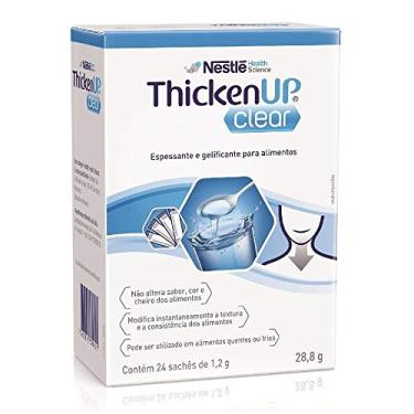 Imagem de ReSource Thicken Up Clear Nestle Health Science Espessante e Gelificante c/ 24 Sachês de 1,2g Cada