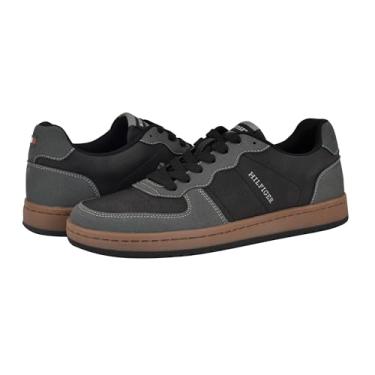 Imagem de Tommy Hilfiger Tênis masculino Lukas, Cinza escuro multi, 42