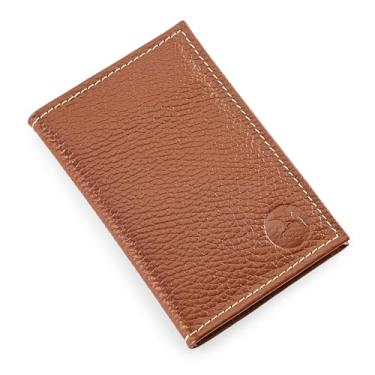 Imagem de Carteira de Couro Legítimo Marrom (Caramelo)