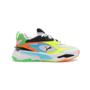 Imagem de PUMA - Tênis infantil Rs-Fast Tropics, Branco, 6.5 Big Kid