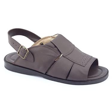 Imagem de Sandália Chinelo Masculino Italianinho 972 couro natural