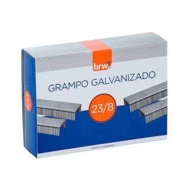 Imagem de BRW Grampo 23/8 Galvanizado 5000 Grampos