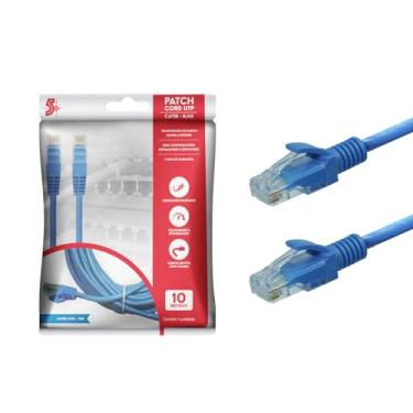 Imagem de Cabo Patch Info - Patch Cord Cat5E Utp - 10M - Azul