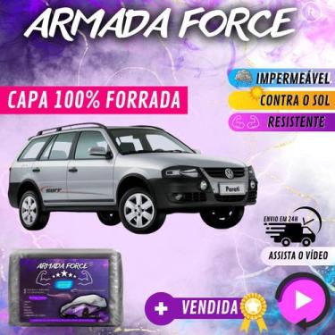 Imagem de Capa Cobrir Carro PARATI 100% Forrada Armada Force 100% Impermeável Fo