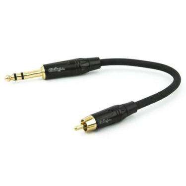 Imagem de Cabo Adaptador RCA para P10 Profissional Estereo - 8 Metros - CIRILOCA