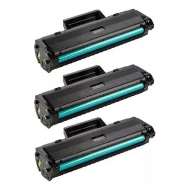Imagem de Kit 3 Toner 105a 107a 107w Com Chip - Fusão Color/Premium/Evolut