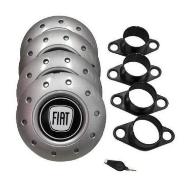 Imagem de Calotas Miollo Fiat Siena Aro 13 1997/2016 Amarok Prata