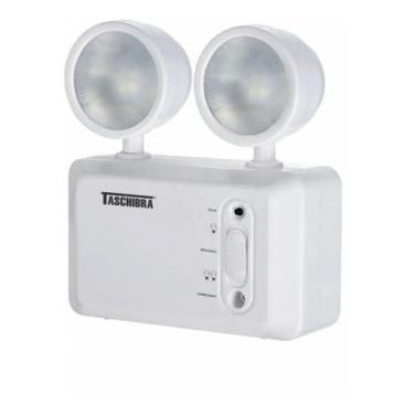 Imagem de Bloco Autônomo Led De Emergência 2 Faróis Taschibra Bivolt