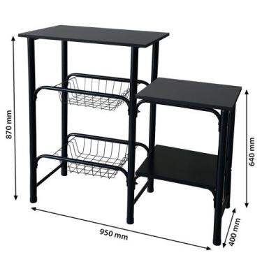 Imagem de Fruteira Duplex Suporte Microondas Bebedouro Monaco cód. 11209 - Wrm M